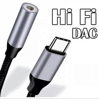 Câble audio tressé haute compatibilité DAC USB Type C vers AUX 3,5 mm pour Samsung, Pixel, Google Phone, ordinateur et voiture
