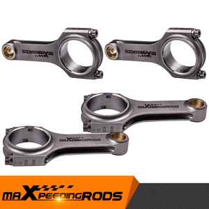 Nouveau <span class=keywords><strong>maXpeedingrods</strong></span> 4 PIÈCES Fogred H-beam Course Bielles pour Nissan Bluebird Silvia L18 Datsun 710 720 810 130.2mm - Product Image 3