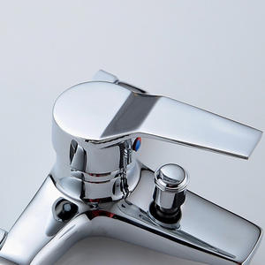 Grifo de Ducha Monomando de Pared H301 con Válvula Cerámica, Rociador de Lluvia, Cabezal Redondo, Mezclador de Agua Fría y Caliente - Product Image 2