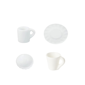 Tazas de Café, Tazones, Mini Platos para Casa de Muñecas, Escena de Cocina, Adornos Miniatura de Resina Hechos a Mano, Decoración del Hogar, Accesorios para Muñecas - Product Image 1