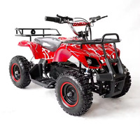 Quad à moteur 2 temps 49cc à essence, transmission par chaîne, automatique, en métal, capacité 100 kg, conception flexible pour enfants, utilisation en extérieur
