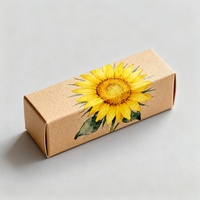 Boîte cadeau de luxe élégante en carton rigide pour rouge à lèvres, avec doublure en éponge carrée, personnalisable, gaufrage, vernis sélectif UV, biodégradable, recyclé et recyclable