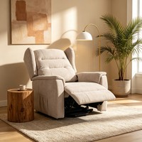 Fauteuil releveur électrique pour personnes âgées avec repose-pieds, fournisseur OEM ODM de fauteuils personnalisés pour seniors