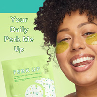 Masque Gel Hydratant Contour des Yeux Rose Éclatant au Resvératrol Bio Végétalien, Acide Hyaluronique et Peptides, Marque Blanche