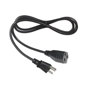 Cable de extensión 515P 5-15R, conector americano de EE. UU. Tipo 15P Nema 5 15R, Cable de alimentación hembra a macho