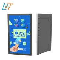 Pas cher Slim Wall Mount LCD TV Annonces Media Player 27 pouces Systèmes Android Moniteur de signalisation numérique