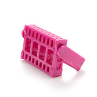 Présentoir professionnel pour embouts de ponceuse à ongles, boîte de rangement anti-poussière grande capacité à 30 trous, support pour outils de manucure, vente en gros