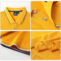 Polo de sport en polyester et coton, design vierge, pour événements, festivals, équipes, avec logo personnalisé, pour hommes
