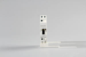 Contacteur AC modulaire à montage sur rail DIN 50/60 Hz pour l'automatisation de la maison intelligente avec interrupteur de commande manuelle - Product Image 3