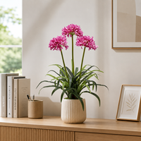 Tanaman Pot Bunga Narcissus Buatan Berkualitas Tinggi, Sentuhan Realistis, Daffodil Palsu Tahan Api, Dekorasi Rumah & Kantor Modern, Grosir