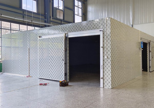 Almacenamiento en frío Habitación refrigerada Edificio industrial Pared Techo <span class=keywords><strong>Aislamiento</strong></span> 10cm pu panel sándwich 100mm PVDF <span class=keywords><strong>precio</strong></span> por metro cuadrado - Product Image 4