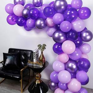 Globos de latex pink Purple Confetti Latex Balloon arch balloons kit ghirlanda Arch Kit per la decorazione della <span class=keywords><strong>festa</strong></span> nuziale - Product Image 3