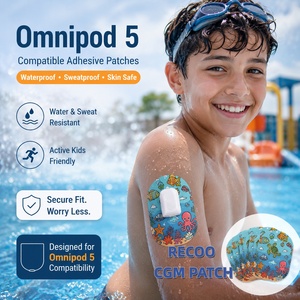 Parche Adhesivo Universal para Sensor CGM, Impermeable e Hipoalergénico, Compatible con Dexcom G6 G7 <span class=keywords><strong>Freestyle</strong></span> <span class=keywords><strong>Libre</strong></span> Omnipod 5, con Certificación CE ISO OEM ODM - Product Image 5
