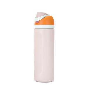 Bouteille d'<span class=keywords><strong>eau</strong></span> isotherme en acier inoxydable avec paille - pour boissons froides et chaudes - Thermos en métal sous vide avec thermos de sport anti-fuite - Product Image 5