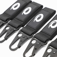 Lanière courte en nylon personnalisée avec logo PVC, design Velcro, mousqueton tactique, lanière promotionnelle mains libres pour extérieur