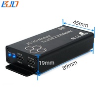 Adaptateur sans fil USB 2.0 Type-A vers NGFF M.2 Key-B avec 1 emplacement pour carte SIM, 2 antennes, étui de protection pour module modem 3G 4G LTE WWAN