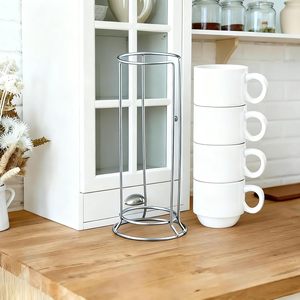 2025 tazas de <span class=keywords><strong>café</strong></span> expreso apilables Juego de sublimación de 4 tazas de <span class=keywords><strong>café</strong></span> con soporte de metal Tazas de <span class=keywords><strong>café</strong></span> de cerámica para <span class=keywords><strong>café</strong></span> de cacao o bebidas - Product Image 6