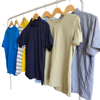 Grosir Kaos Bekas Pria Langsung dari Pabrik, Baju Lengan Pendek Second Hand dalam Jumlah Besar
