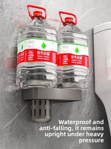 Set portaspazzolino da bagno in metallo moderno e sostenibile casa non usa angoli morti Kit tozzo scopino tozzo - Product Image 5
