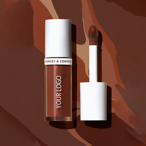 Chất Lượng Cao Vegan Tự Nhiên Mịn Kem Lỏng Bronzer Nhãn Hiệu Riêng Khuôn Mặt Trang Điểm Sắc Tố Chất Lỏng Đường Viền & Highlighter - Product Image 1