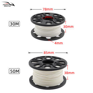 KEEP DIVING FXL 957 30-50m Bobine de plongée en plastique pour bouée SMB, dispositif de déclenchement de ligne, bobine en nylon renforcé pour équipement de montage latéral - Product Image 4