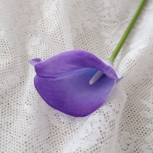 Mini-louly-louly artificielles en PU, fleurs artificielles à longue tige au toucher réel, vente en gros pour la Fête des Mères et Thanksgiving - Product Image 6