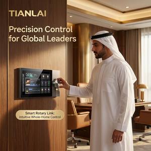 Panel de Control Inteligente para el Hogar Tianlai Q8, Android 11, Zigbee, MQTT, Hub de Pared con Perilla Giratoria para Viviendas, Venta al Por Mayor de Fábrica - Product Image 2