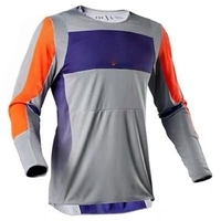 Maillot de VTT rose fluo à manches longues pour descente DH, motif graphique fluorescent, idéal pour le trail et le freeride, vêtement de cyclisme respirant et anti-humidité