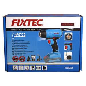 FIXTEC เครื่องมือไฟฟ้าขายส่ง ปืนลมร้อนไร้สาย แบตเตอรี่ลิเธียม 20V ปืนลมร้อน FCHG20X เครื่องปืนลมร้อน FCHG20X FCHG20X ปืนลมร้อน Mac - Product Image 6