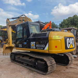 Excavadora de cadenas Caterpillar 315/320/323 usada de 15 toneladas con motor Cummins, bomba hidráulica y caja de cambios para ingeniería - Product Image 1