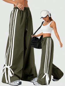 <span class=keywords><strong>กาง</strong></span>เกงขายาวทรงขาบานเอวสูง<span class=keywords><strong>ส</strong></span>ำหรับผู้หญิง <span class=keywords><strong>ส</strong></span>ีสันตัดกัน <span class=keywords><strong>ส</strong></span>ไตล์ปาลาซโซ พร้อมขอบเอวยางยืด ใส่สบาย แฟชั่นลำลอง - Product Image 4