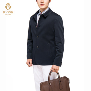 <span class=keywords><strong>Blazer</strong></span> en toile <span class=keywords><strong>bleu</strong></span> <span class=keywords><strong>marine</strong></span> pour <span class=keywords><strong>homme</strong></span> OEM ODM, <span class=keywords><strong>veste</strong></span> décontractée élégante avec logo frontal, séchage rapide et coupe-vent pour le bureau - Product Image 3