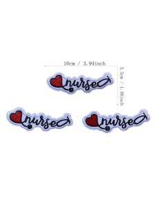 Le <span class=keywords><strong>patch</strong></span> brodé de logo d'électrocardiogramme de mode classique peut être repassé sur les vêtements bricolage petit <span class=keywords><strong>patch</strong></span> de coeur - Product Image 4