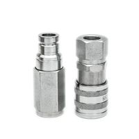 7246790 7246791 Coupleur hydraulique à connexion rapide mâle et femelle à face plate pour chargeuse S16 S18 E20