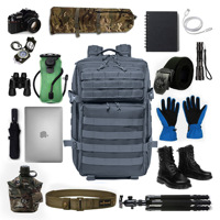 Logo personnalisé 45L Sac de voyage de sport étanche pour l'extérieur Tactic Camouflage Training Plusieurs couleurs Sacs à dos tactiques