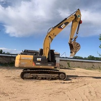 Excavatrice sur chenilles d'occasion Caterpillar CAT320D2L/D/D2 320CL/C 320BL/B, 20 tonnes, avec moteur et pompe hydraulique