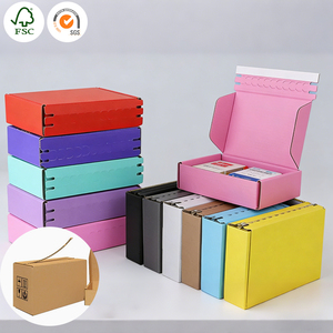 Caja <span class=keywords><strong>de</strong></span> Envío <span class=keywords><strong>de</strong></span> Cartón Corrugado Kraft Personalizada, Reciclable, Autosellable, con Cierre <span class=keywords><strong>de</strong></span> Cremallera Fácil <span class=keywords><strong>de</strong></span> Abrir, para Empaque <span class=keywords><strong>de</strong></span> Ropa y Lencería, con Logotipo y Formas Personalizadas - Product Image 6