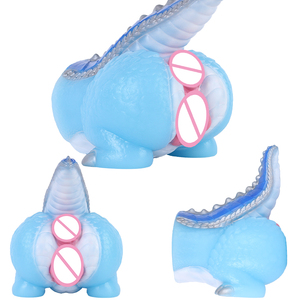 Frost Dragon Princess Masturbateur masculin en silicone à double canal, design fantaisie, double stimulation, sensation réaliste, jouet pour adultes 18+ - Product Image 1