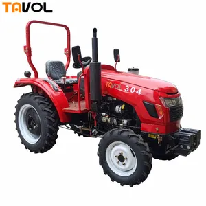 CHINA 30hp 50hp 4wd 4x4 TRAKTOR 304 tractores agrícolas con cabina calentada cargador frontal para agricultura