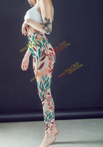 Leggings Estampados de Cintura Alta para Mujer, de Poliéster/Spandex, Pantalones Sublimados, Colores Personalizados, Logotipo, Antibacterianos, Transpirables - Product Image 3