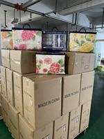 Lot de 10 rideaux imprimés prêts à poser en polyester occultant avec housses de coussin – Vente en gros usine