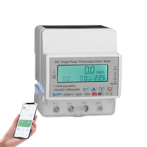 Monitor de Energía Inteligente Fotovoltaico Monofásico Wifi Tuya, Medidor de Energía 100A 230V 50/60Hz, Medidor de KWh OPWTY-100-4 CLASE 1 - Product Image 1