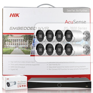 Kit de caméra réseau à balle fixe Hik Vision nocturne AcuSense <span class=keywords><strong>DS</strong></span>-<span class=keywords><strong>7608NXI</strong></span>-<span class=keywords><strong>I2</strong></span>/8P/S 8 canaux 1U 8 POE NVR Kit de surveillance - Product Image 3