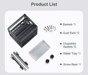 HNOSS Under <strong>Sink</strong> Sliding Basket Organizer <strong>Drawer</strong> Kitchen Cabinets Stainless Steel Spice <strong>Pullout</strong> <strong>Drawer</strong> - Product Image 5