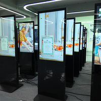 Kiosco Táctil Vertical con Pantalla LCD de 49/55/65 Pulgadas, Señalización Digital Android para Interiores, para Centros Comerciales, Tiendas, Hoteles y Transporte Público