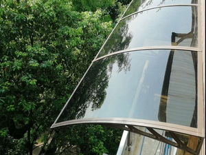 Custom Outdoor Aluminum Garden Canopy Polycarbonate Patio <strong>Cover</strong> with Rain Application for Door Sunshade Awning - Product Image 1