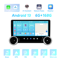Hikity 4 + 64GB/6 + 128GB 10.1 pouces Android Autoradio 2DIN Voiture Lecteur Android Carplay Android Auto WIFI GPS BT OEM/ODM