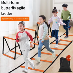 Escalera de Agilidad Multifuncional Portátil para Niños, Escalera de Entrenamiento de Velocidad, 3.5 kg, para Todas las Estaciones - Product Image 3