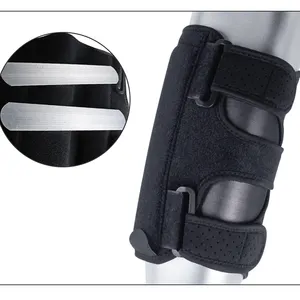Soporte de placa de acero para brazo de alta calidad con estabilizadores laterales, soporte de codo de defensa con almohadillas de compresión