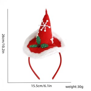 Adult and Children's <strong>Christmas</strong> Tree Headband with Antler Crutch Festive Party Photo Props and Decorations Supply - Product Image 5